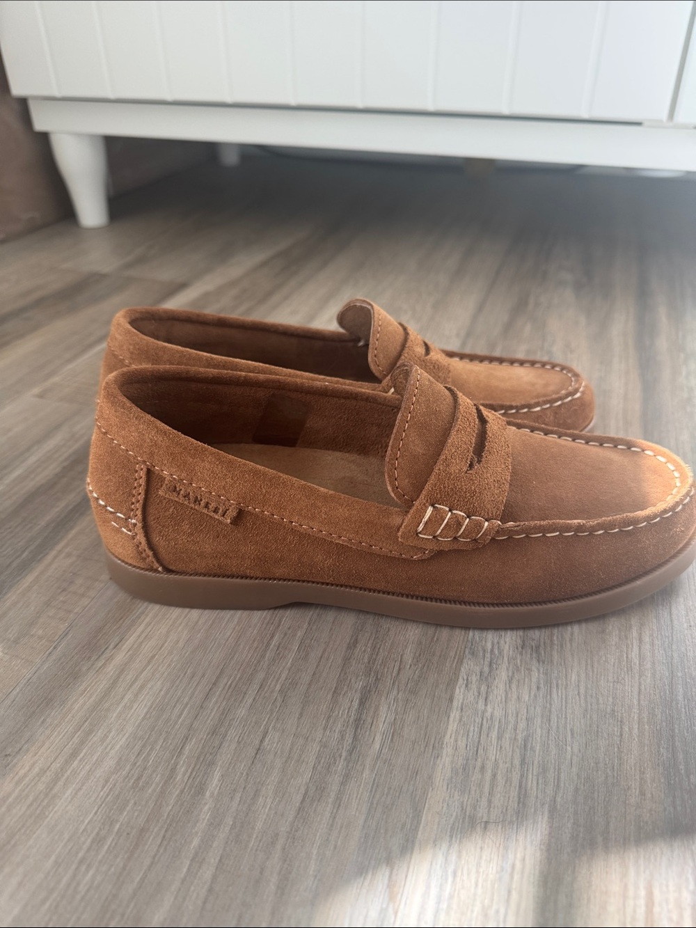 Manebi Suede Moccasin Loafers - Picture 7 of 8